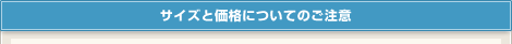 �T�C�Y�Ɖ��i�ɂ��Ă̂�����